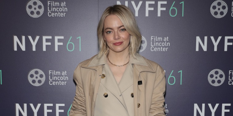 Emma Stone attends  "Bleat" during the 61st New York Film Festival at Alice Tully Hall, Lincoln Center on October 04, 2023 in New York City.