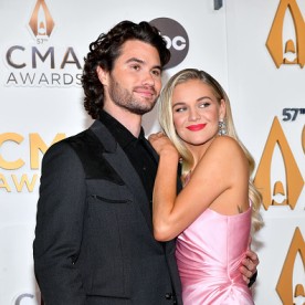 Chase Stokes and Kelsea Ballerini attend the 57th Annual CMA Awards