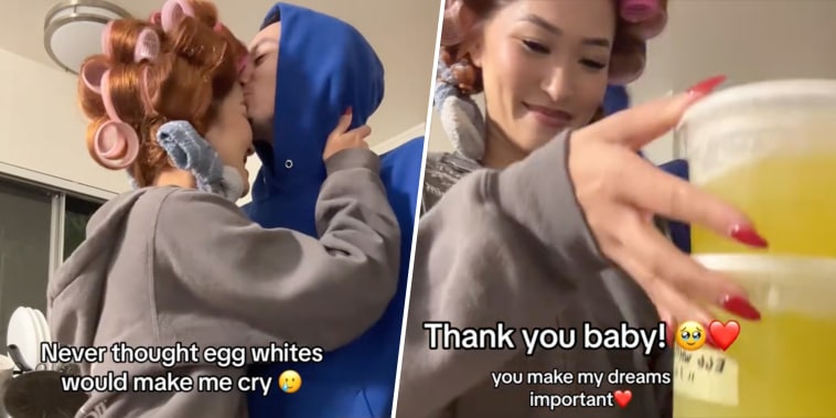 Baker cries after chef boyfriend surprises her with egg whites: ‘To be loved is to be seen’